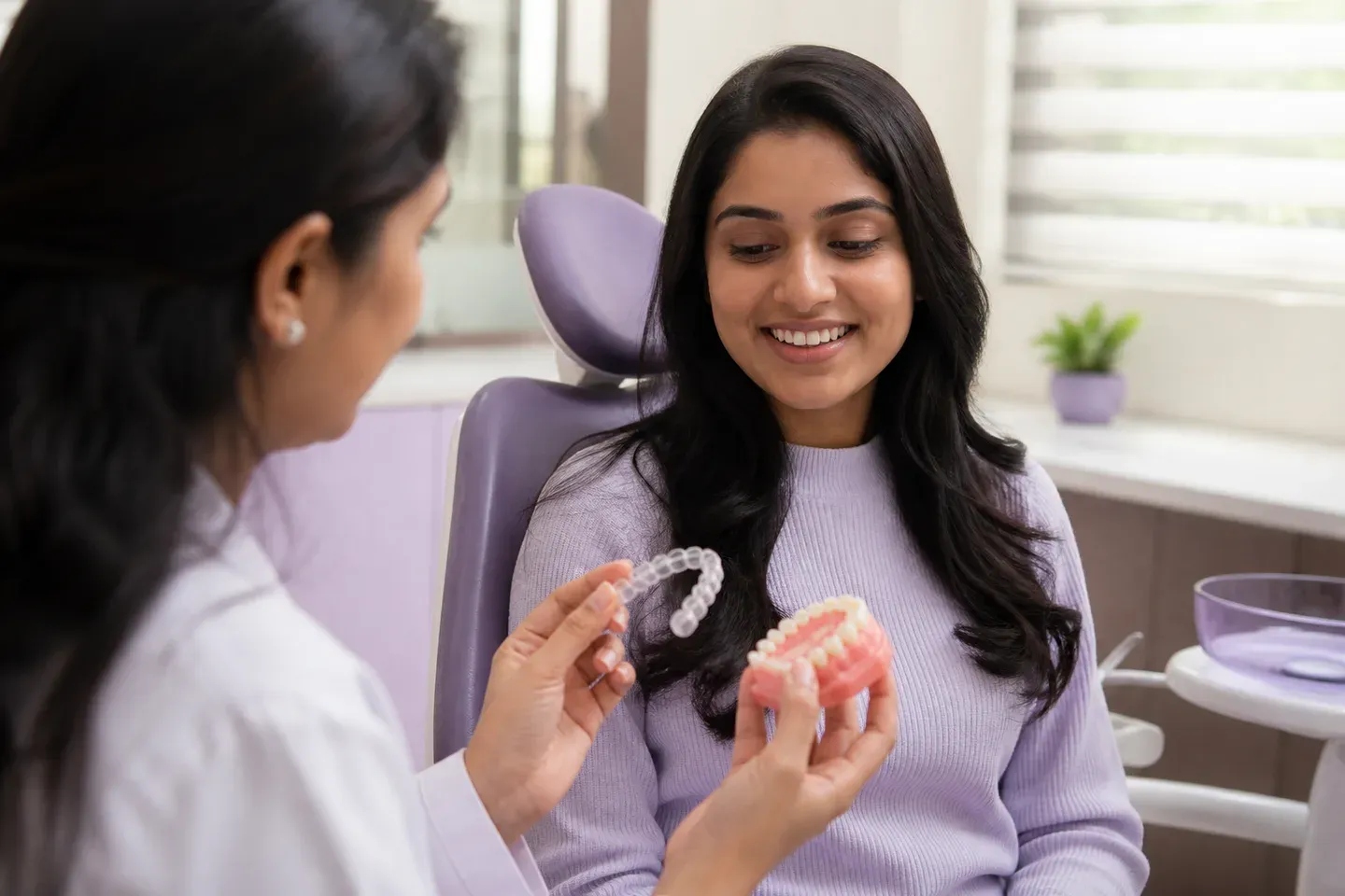 Braces & Clear Aligners consultation at a modern dental clinic
